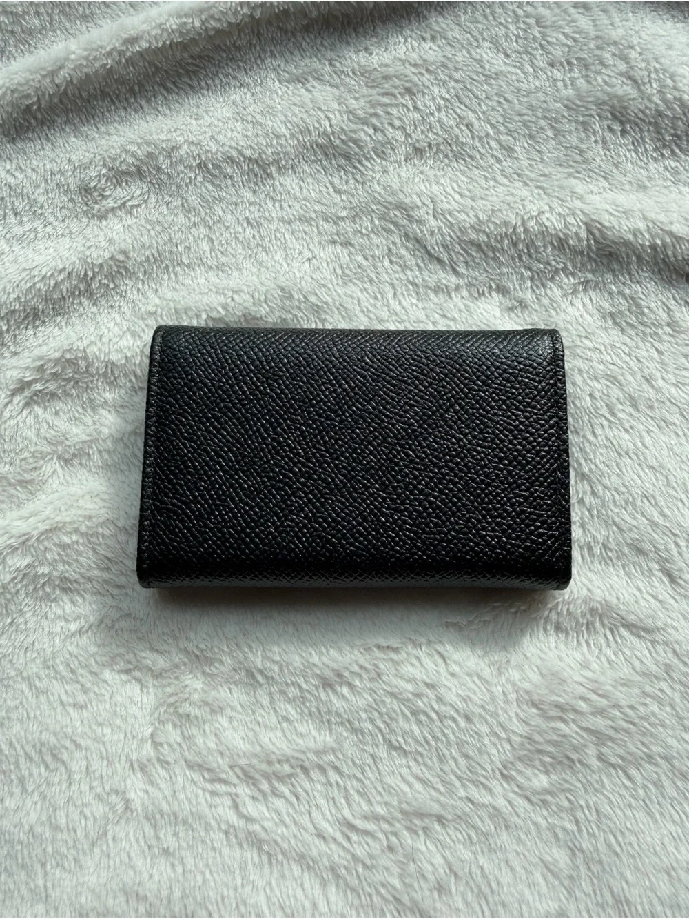 Bvlgari Black Leather 6-Key Holder